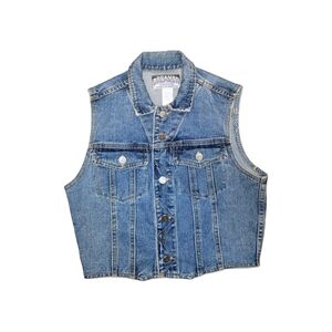 Vintage 90s Denim Sleeveless Vest!